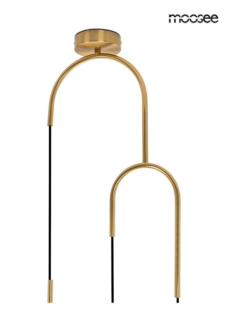 Designer pendant lamps - MOOSEE LIFT gold pendant lamp (MSE010100310) - product kolory-swiatla.pl 5