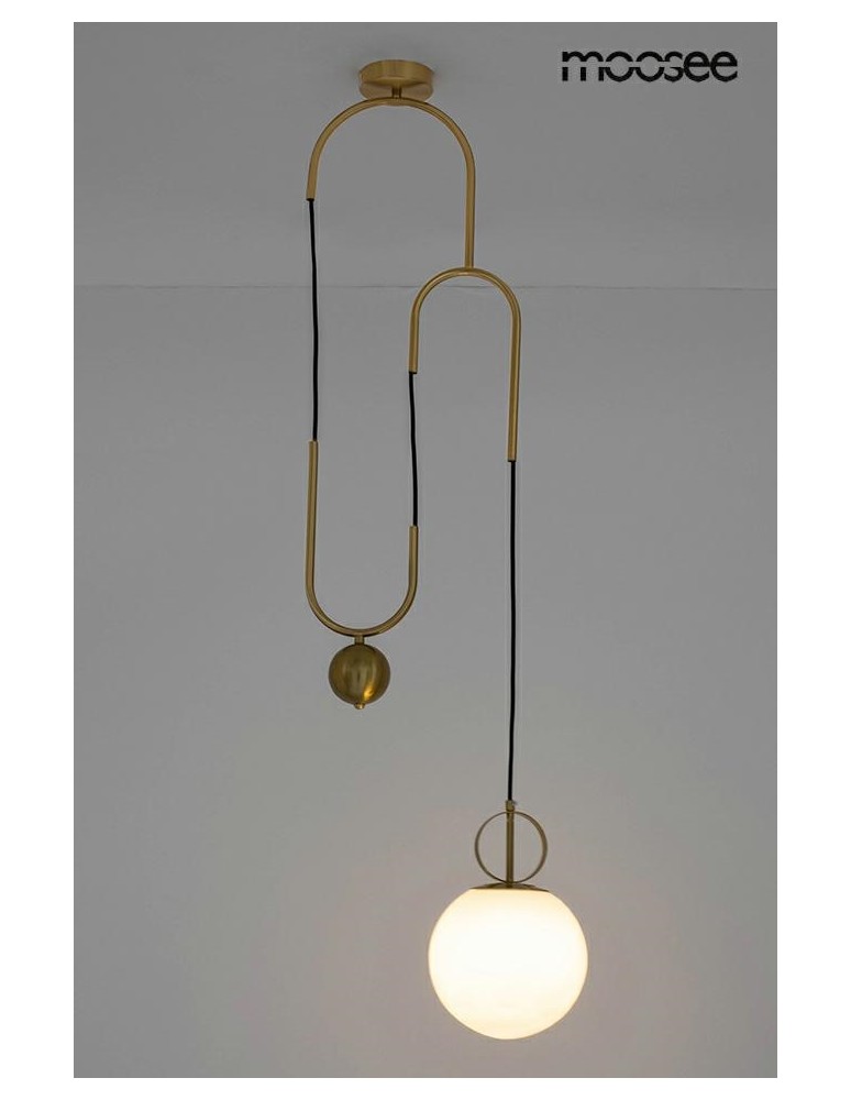 Designer pendant lamps - MOOSEE LIFT gold pendant lamp (MSE010100310) - product kolory-swiatla.pl 6