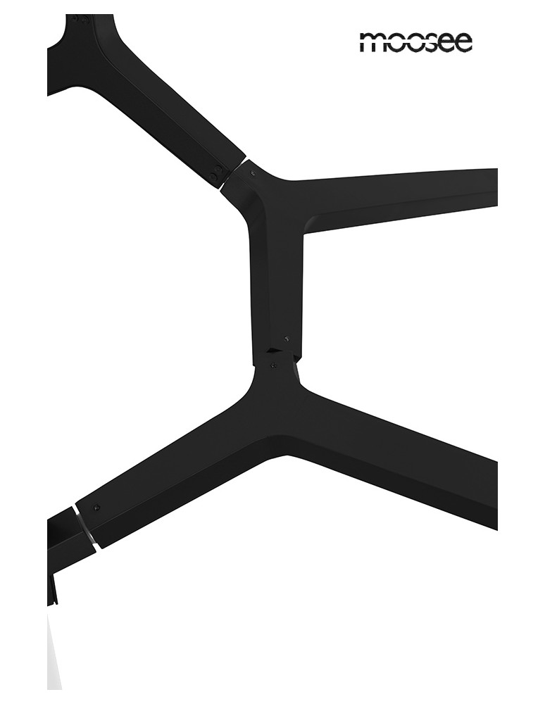 Designer pendant lamps - MOOSEE pendant lamp CANDELABR 10 black (MSE010100316) - product kolory-swiatla.pl 3