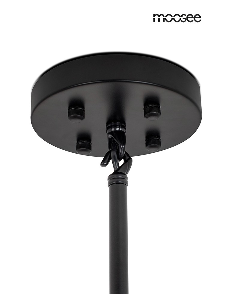 Designer pendant lamps - MOOSEE pendant lamp CANDELABR 10 black (MSE010100316) - product kolory-swiatla.pl 6