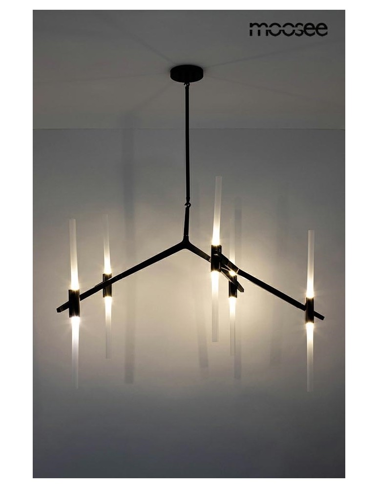 Designer pendant lamps - MOOSEE pendant lamp CANDELABR 10 black (MSE010100316) - product kolory-swiatla.pl 7
