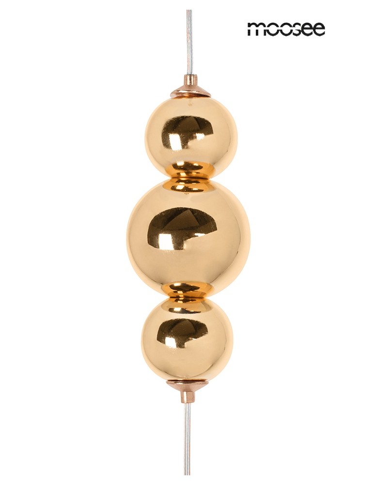 Designer pendant lamps - MOOSEE BUTTERFLY S gold pendant lamp (MSE010100321) - product kolory-swiatla.pl 3