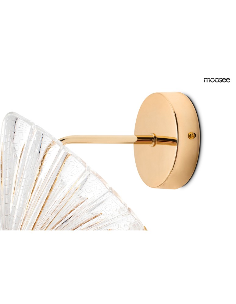 Designer wall lamps - MOOSEE BUTTERFLY S gold wall lamp (MSE010100323) - product kolory-swiatla.pl 4