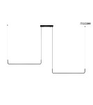 Pendant lamps over the island - MOOSEE SHAPE DUO 120 black pendant lamp (MSE010100329) - product 2