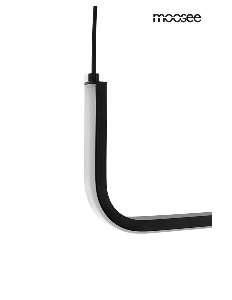 Pendant lamps over the island - MOOSEE SHAPE DUO 120 black pendant lamp (MSE010100329) - product kolory-swiatla.pl 4