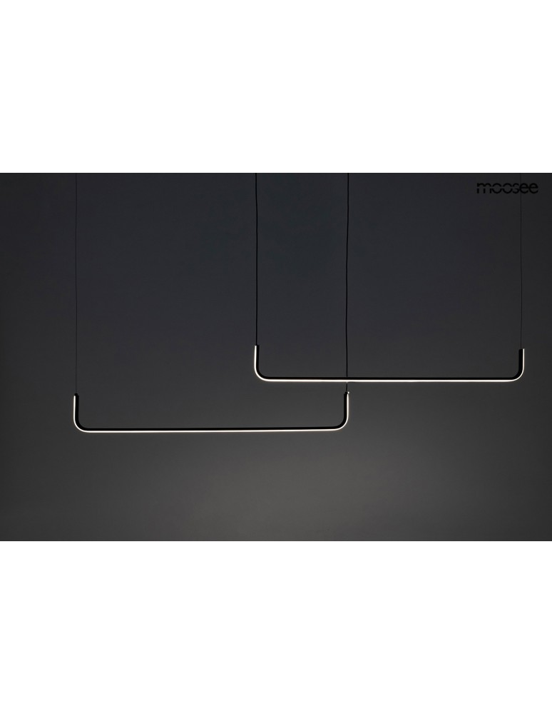 Pendant lamps over the island - MOOSEE SHAPE DUO 120 black pendant lamp (MSE010100329) - product kolory-swiatla.pl 7
