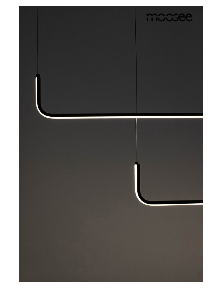 Pendant lamps over the island - MOOSEE SHAPE DUO 120 black pendant lamp (MSE010100329) - product kolory-swiatla.pl 8