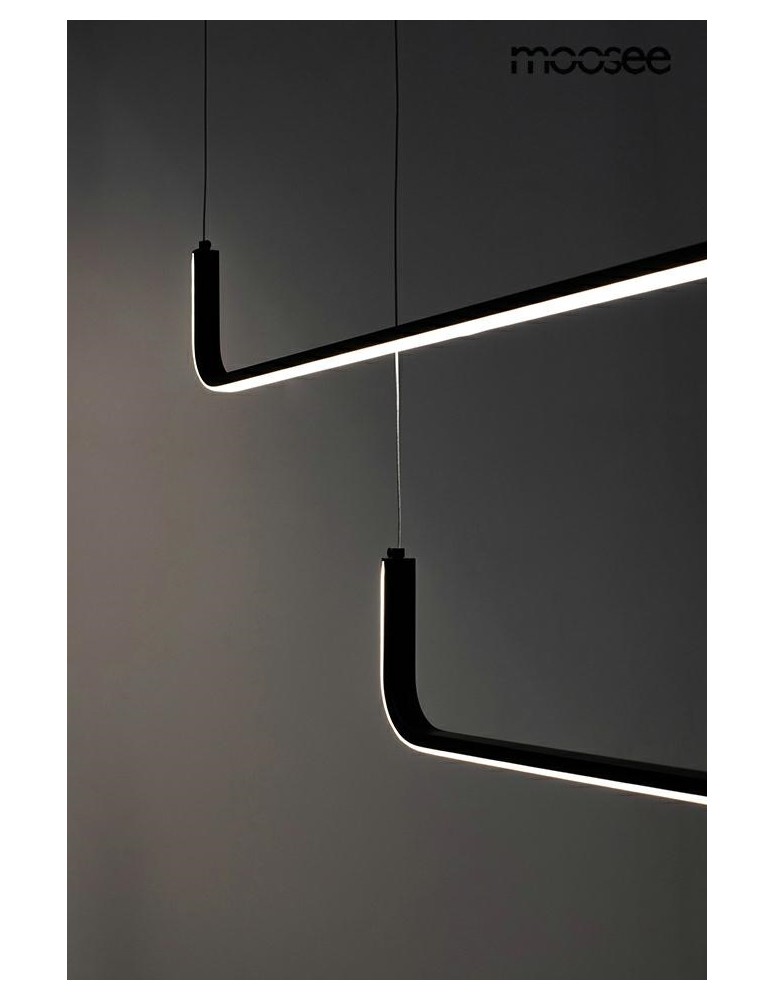 Pendant lamps over the island - MOOSEE SHAPE DUO 120 black pendant lamp (MSE010100329) - product kolory-swiatla.pl 9