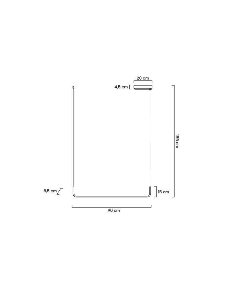 Modern pendant lamps - MOOSEE SHAPE 90 pendant lamp black (MSE010100330) - product kolory-swiatla.pl 6