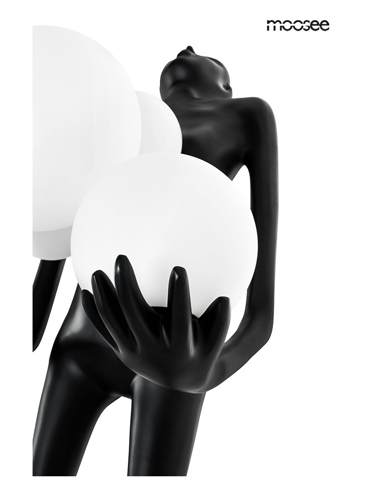 Designer floor lamps - MOOSEE HUMAN floor lamp black (MSE010100326) - product kolory-swiatla.pl 4