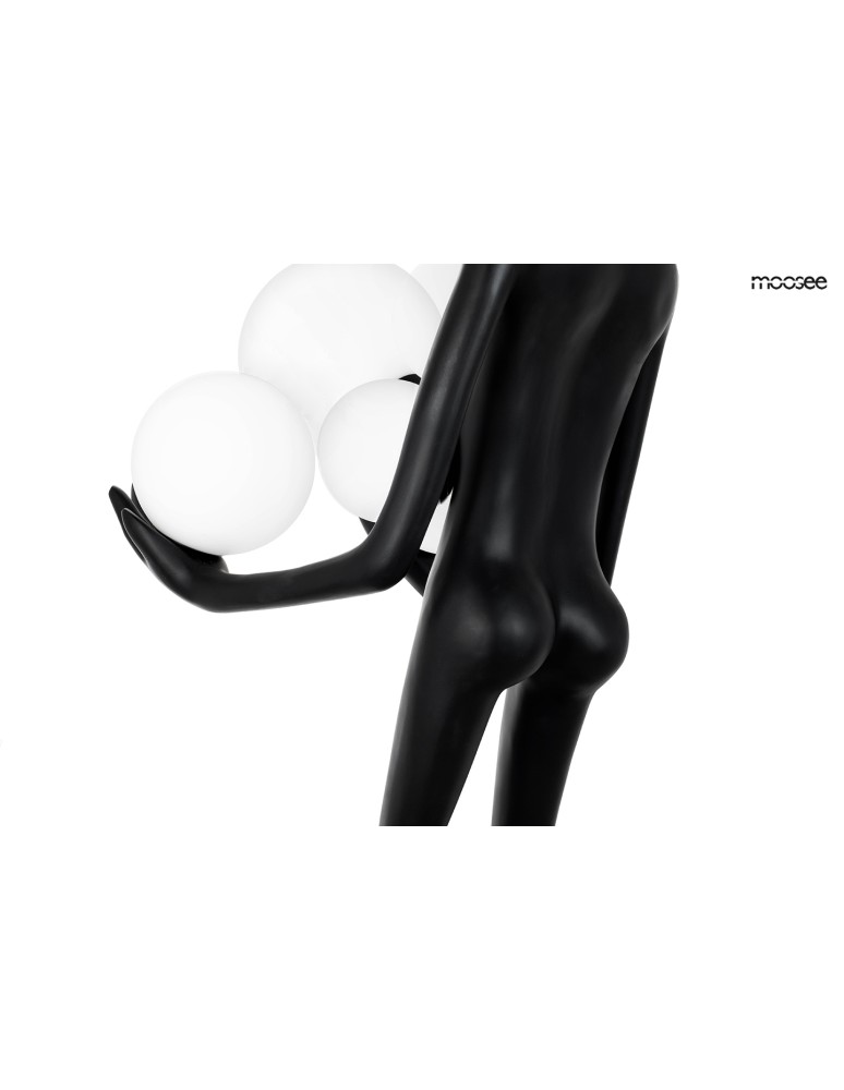 Designer floor lamps - MOOSEE HUMAN floor lamp black (MSE010100326) - product kolory-swiatla.pl 7