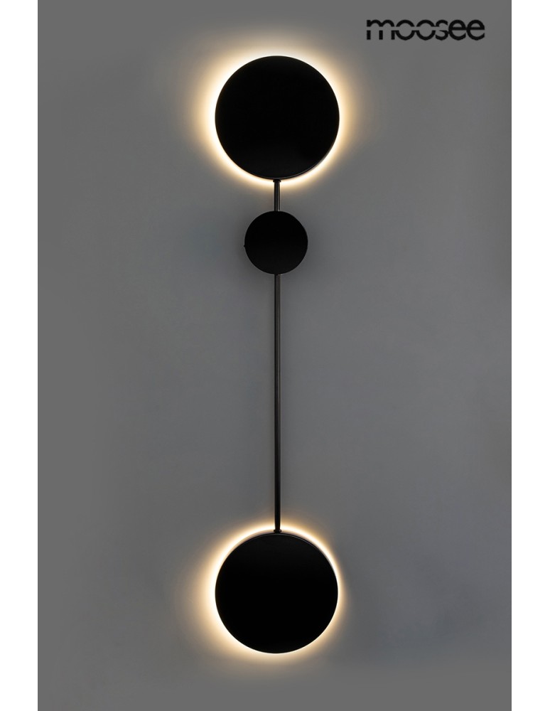 Designer wall lamps - MOOSEE SHADOW 2 wall lamp black (MSE010100353) - product kolory-swiatla.pl 2