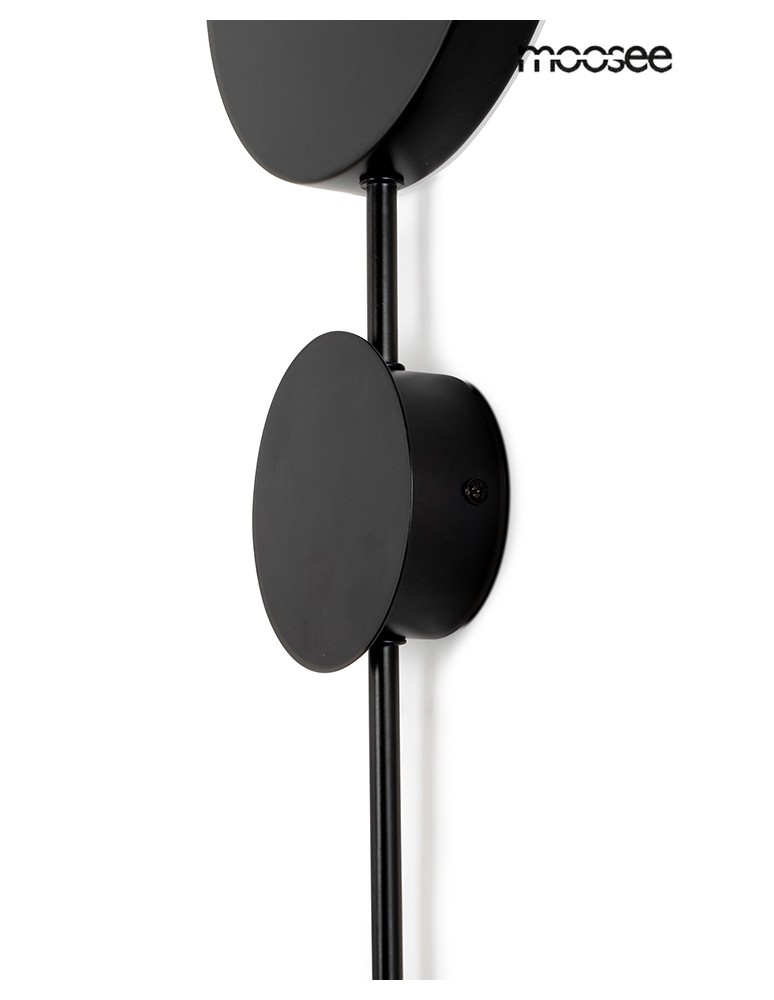 Designer wall lamps - MOOSEE SHADOW 2 wall lamp black (MSE010100353) - product kolory-swiatla.pl 3