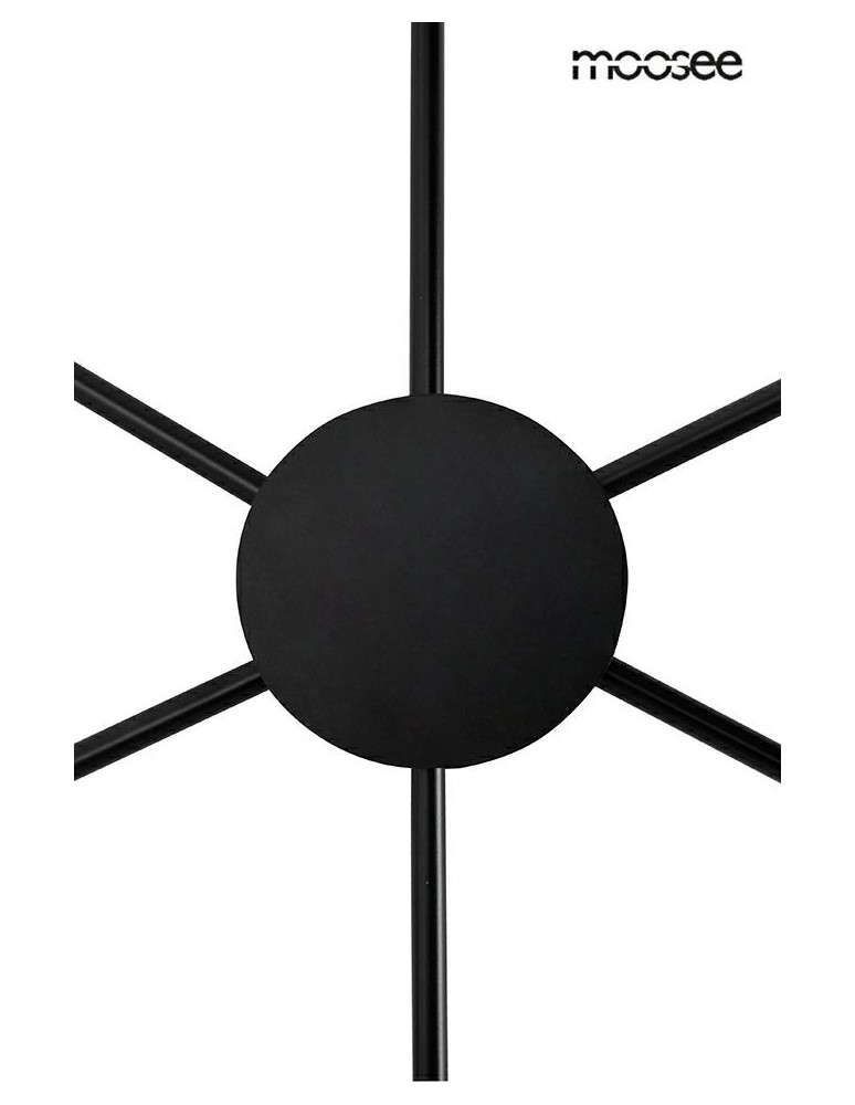 Designer wall lamps - MOOSEE SHADOW 6 wall lamp black (MSE010100356) - product kolory-swiatla.pl 4