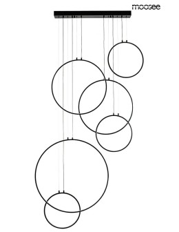 MOOSEE CIRCULO SIX pendant lamp black (MSE010100371)