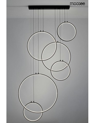 MOOSEE lampa wisząca CIRCULO SIX czarna (MSE010100371) - produkt 2