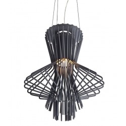 King Home Lampa wisząca STRAW szara - stal węglowa (966S1.GREY)