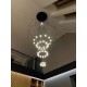 King Home Lampa wisząca FLUSSO 43 GRANDE czarne (MD21352-43-1500)