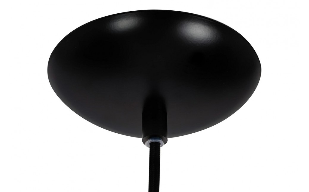 King Home Lampa wisząca HALM 20 czarna - szkło, metal (MD10563-1-200T.BLACK)