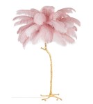 Floor lamps - King Home TIFFANY 175 floor lamp pink brass/natural feathers (JL0019.PINK) - product 1