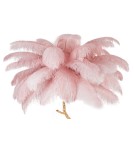 Floor lamps - King Home TIFFANY 175 floor lamp pink brass/natural feathers (JL0019.PINK) - product 2