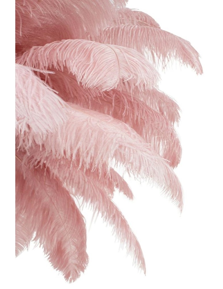 Floor lamps - King Home TIFFANY 175 floor lamp pink brass/natural feathers (JL0019.PINK) - product kolory-swiatla.pl 7