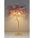 Floor lamps - King Home TIFFANY 175 floor lamp pink brass/natural feathers (JL0019.PINK) - product 11