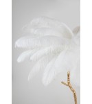 Floor lamps - King Home TIFFANY 175 floor lamp white brass/natural feathers (JL0019.WHITE) - product 2