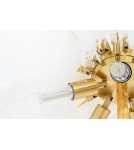 Floor lamps - King Home TIFFANY 175 floor lamp white brass/natural feathers (JL0019.WHITE) - product 5
