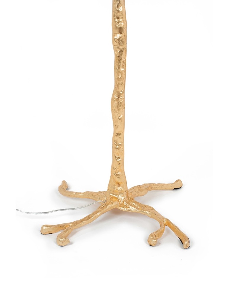 Floor lamps - King Home TIFFANY 175 floor lamp white brass/natural feathers (JL0019.WHITE) - product kolory-swiatla.pl 6