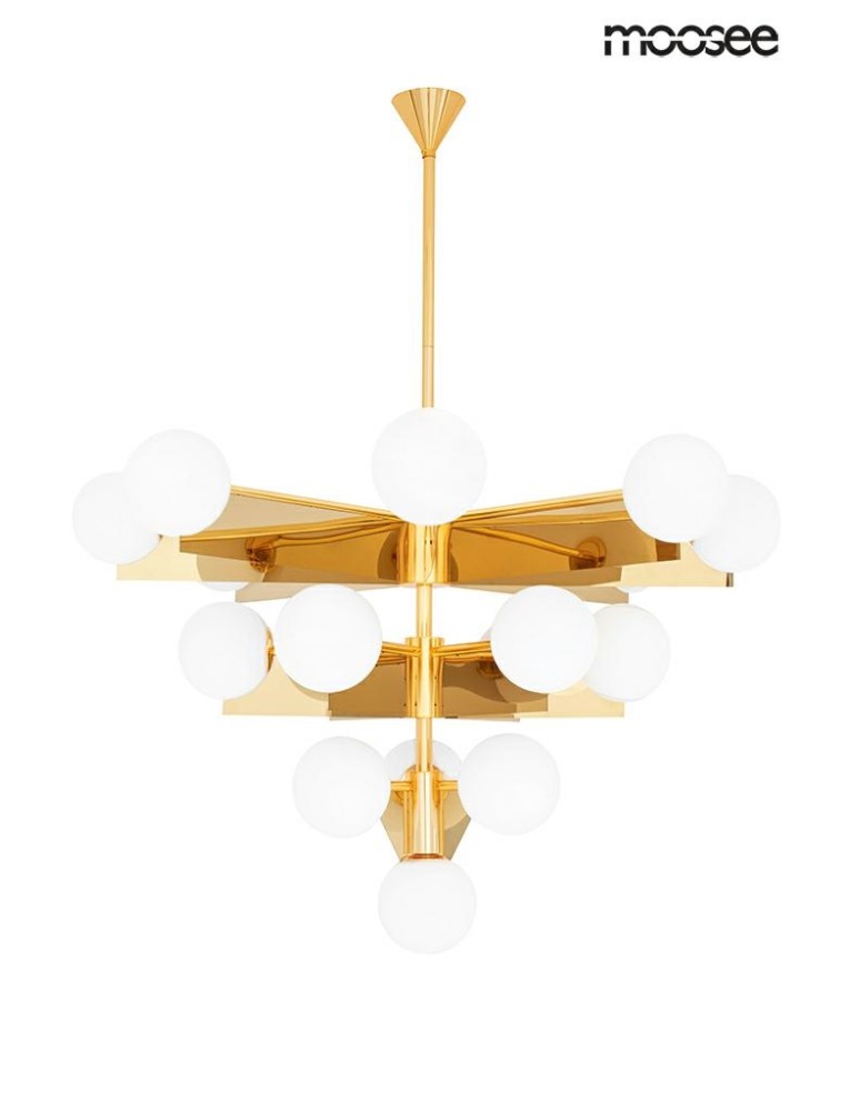 Pendant lamps - Moosee MOOSEE pendant lamp SOLEI gold (MSE010100141) - product kolory-swiatla.pl 1