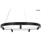 Pendant lamps circles - Moosee MOOSEE pendant lamp CIRCLE SPOT 98 BLACK (MSE010100164) - product 1