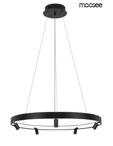 Moosee MOOSEE lampa wisząca CIRCLE SPOT 98 BLACK czarna (MSE010100164) - produkt 2