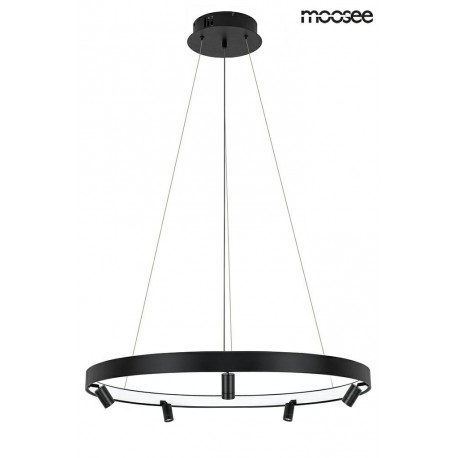 Moosee MOOSEE lampa wisząca CIRCLE SPOT 98 BLACK czarna (MSE010100164)