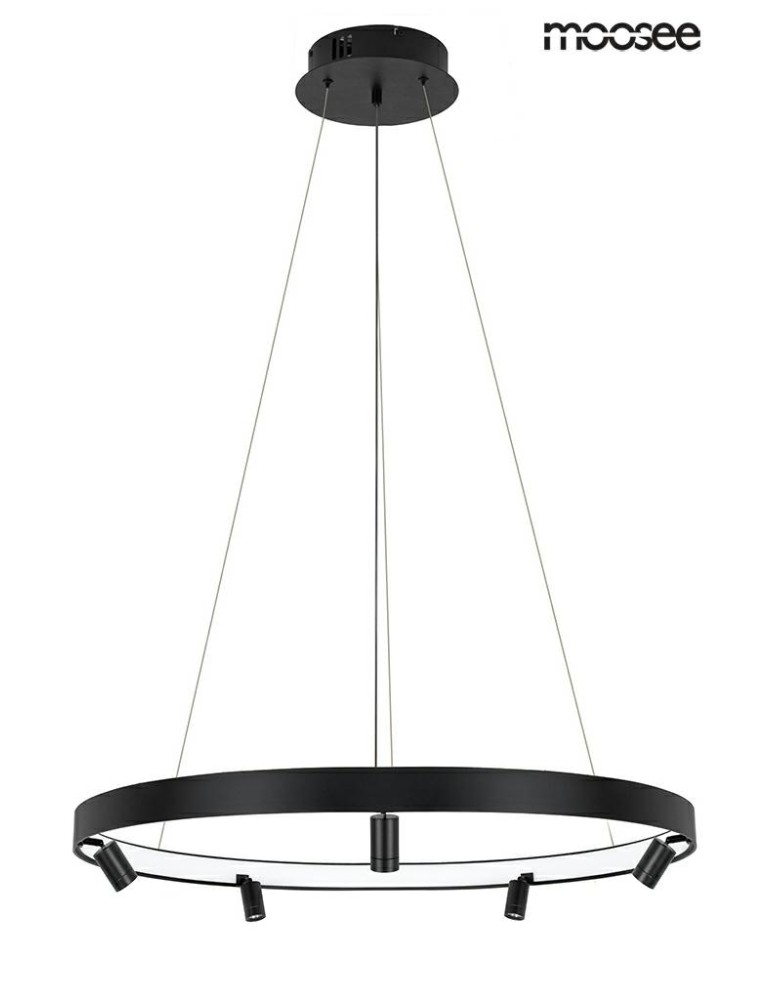 Pendant lamps circles - Moosee MOOSEE pendant lamp CIRCLE SPOT 98 BLACK (MSE010100164) - product kolory-swiatla.pl 2