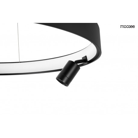 Moosee MOOSEE lampa wisząca CIRCLE SPOT 98 BLACK czarna (MSE010100164)