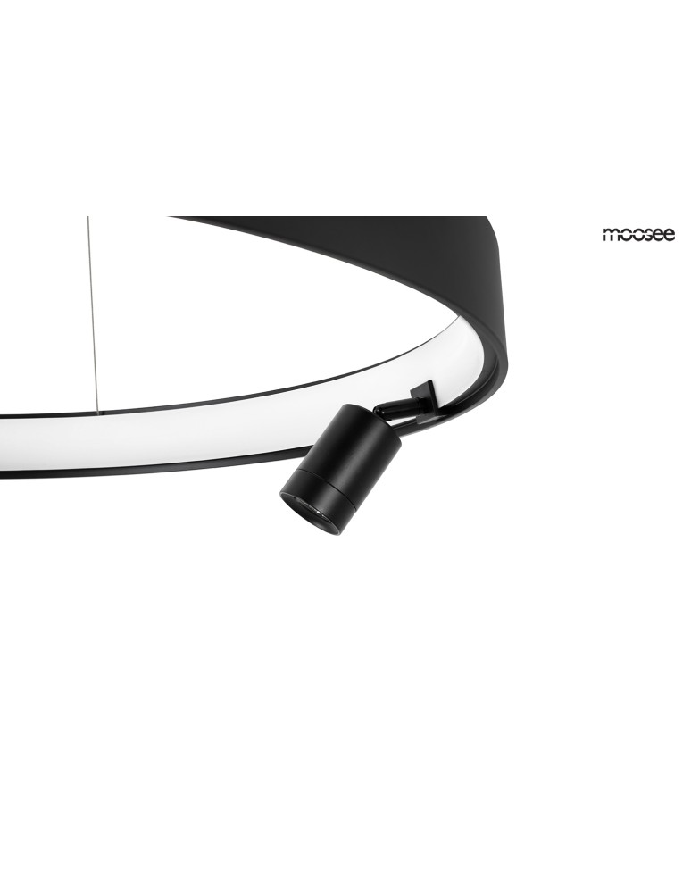 Pendant lamps circles - Moosee MOOSEE pendant lamp CIRCLE SPOT 98 BLACK (MSE010100164) - product kolory-swiatla.pl 4