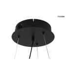 Pendant lamps circles - Moosee MOOSEE pendant lamp CIRCLE SPOT 98 BLACK (MSE010100164) - product 7