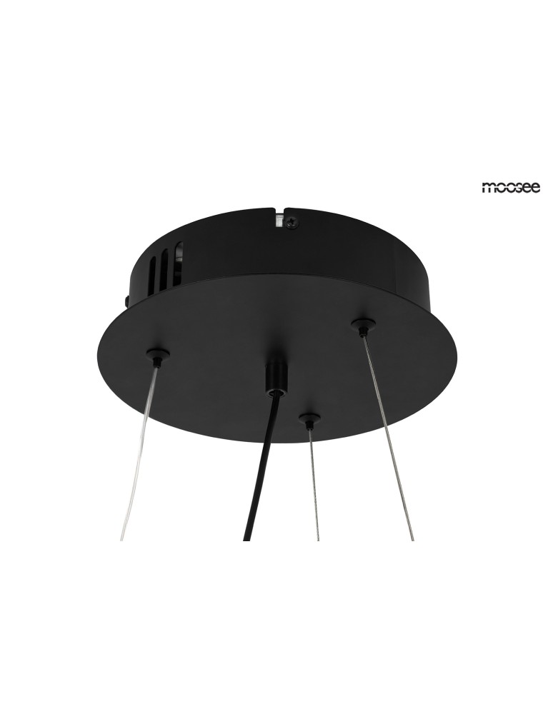 Pendant lamps circles - Moosee MOOSEE pendant lamp CIRCLE SPOT 98 BLACK (MSE010100164) - product kolory-swiatla.pl 7