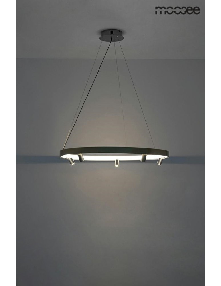 Pendant lamps circles - Moosee MOOSEE pendant lamp CIRCLE SPOT 98 BLACK (MSE010100164) - product kolory-swiatla.pl 8