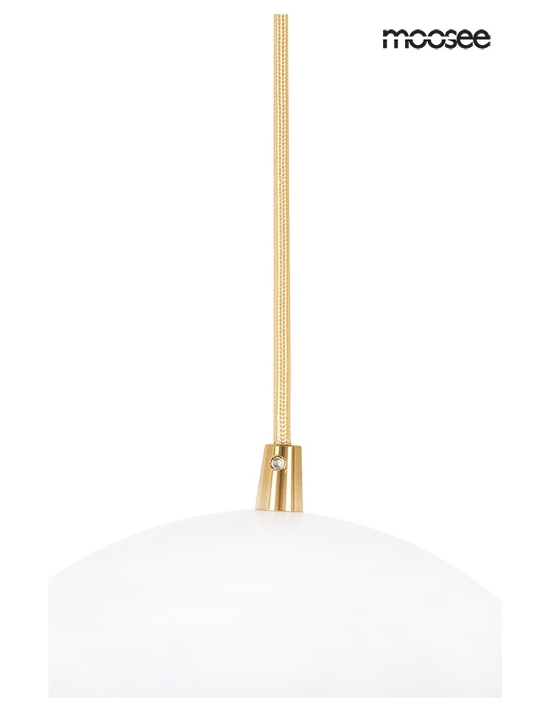 Pendant lamps - MOOSEE GLOBE 25 gold pendant lamp (MSE010100239) - product kolory-swiatla.pl 6