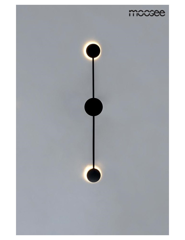 Designer wall lamps - MOOSEE SHADOW 2 wall lamp black (MSE010100246) - product kolory-swiatla.pl 5