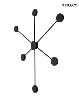 MOOSEE lampa ścienna SHADOW 6 czarna (MSE010100247) - produkt 2