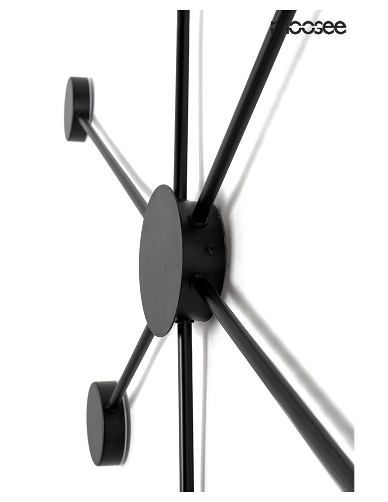 Designer wall lamps - MOOSEE SHADOW 6 wall lamp black (MSE010100247) - product kolory-swiatla.pl 3