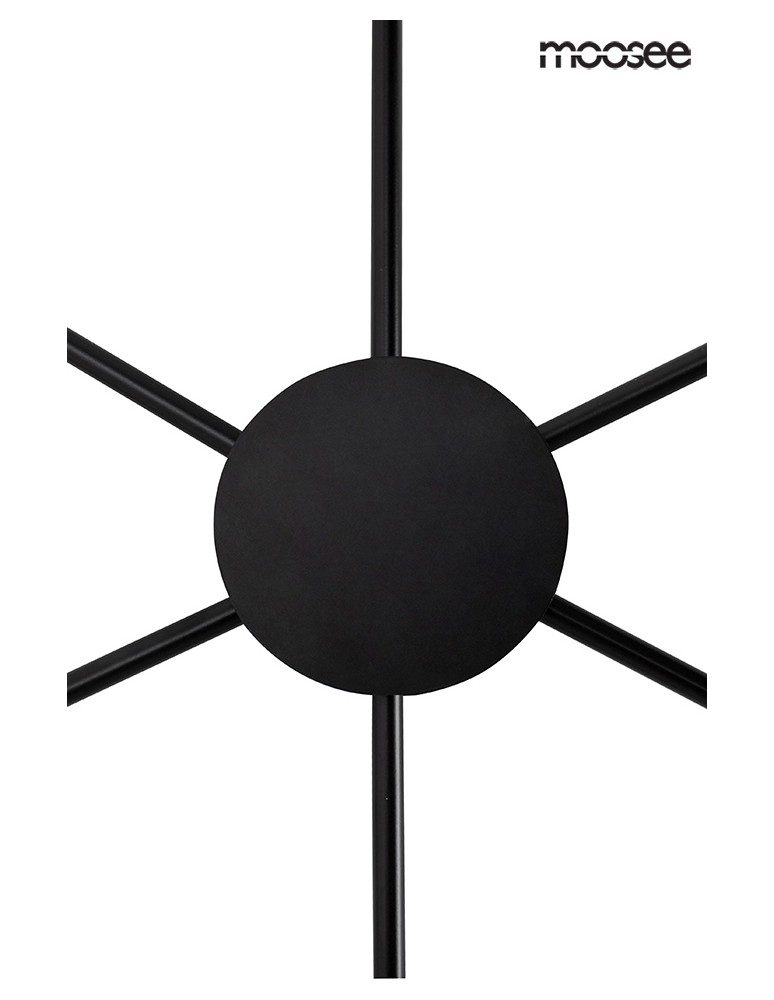 Designer wall lamps - MOOSEE SHADOW 6 wall lamp black (MSE010100247) - product kolory-swiatla.pl 4