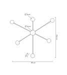 Designer wall lamps - MOOSEE SHADOW 6 wall lamp black (MSE010100247) - product 7