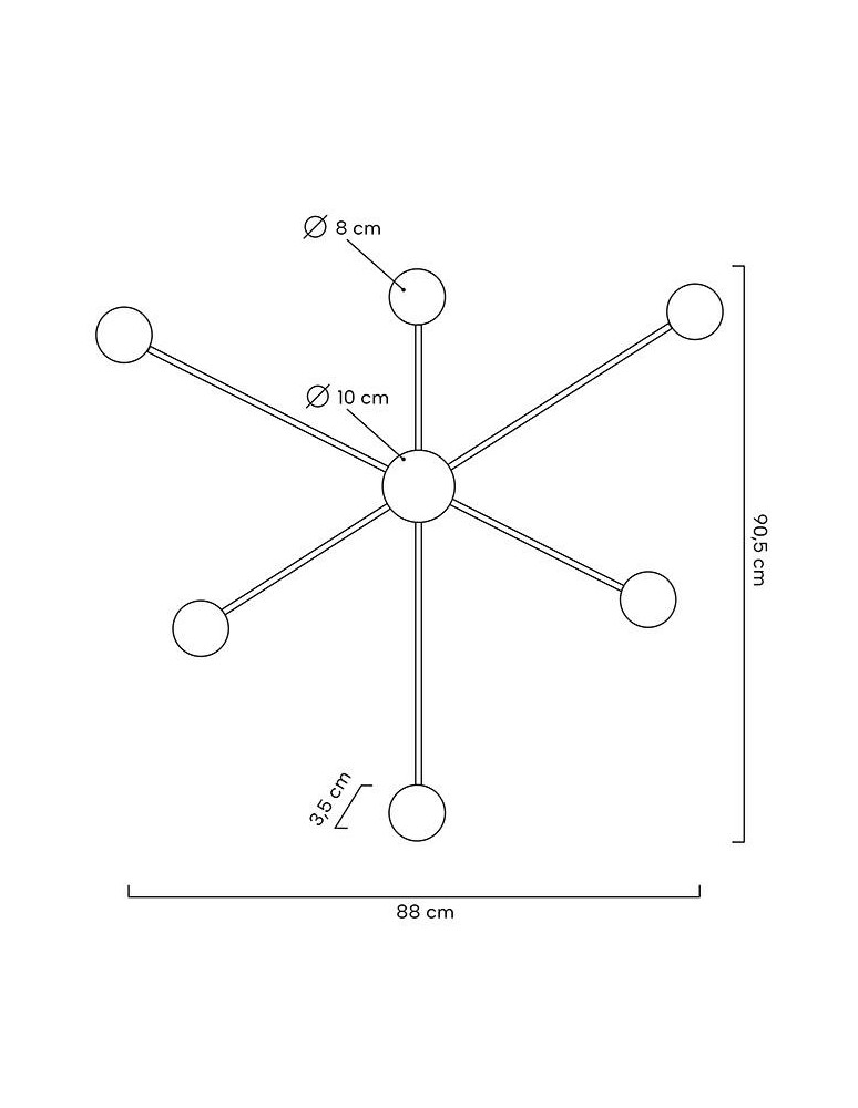 Designer wall lamps - MOOSEE SHADOW 6 wall lamp black (MSE010100247) - product kolory-swiatla.pl 7