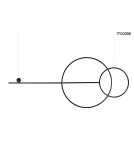 Pendant lamps - MOOSEE RAGE pendant lamp black (MSE010100274) - product 1