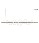 Pendant lamps spheres - MOOSEE ECHO 140 gold pendant lamp (MSE010100348) - product 1