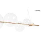 Pendant lamps spheres - MOOSEE ECHO 140 gold pendant lamp (MSE010100348) - product 2